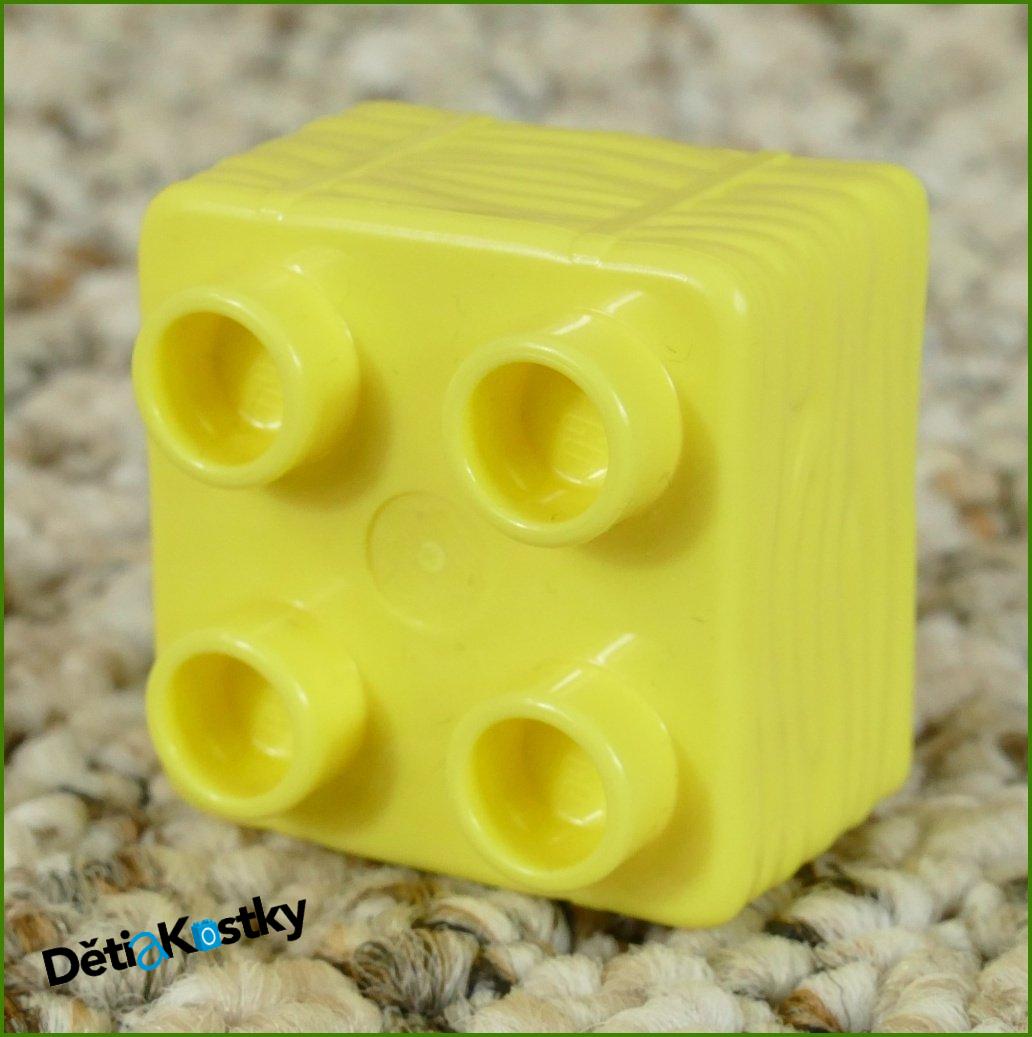 Lego® Duplo® Balík Slámy Bez Potisku - Kostka 2x2 Světlounce Žlutá
