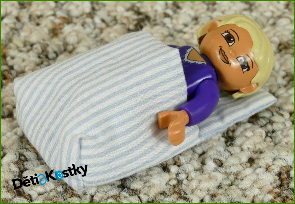 Lego® Duplo® Peřinka Modrá se Světle Modrými Proužky