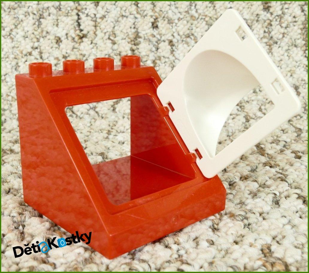 Lego® Duplo® Kostka Červená (Vikýř)