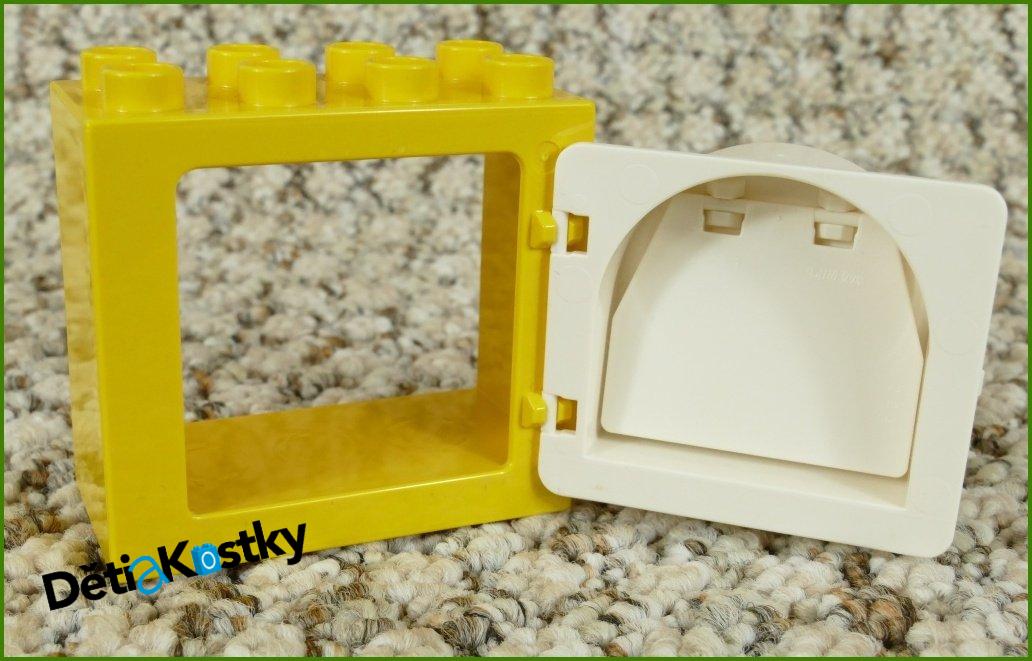 Lego® Duplo® Kostka se Schránkou Žlutá (Bílá Schránka)