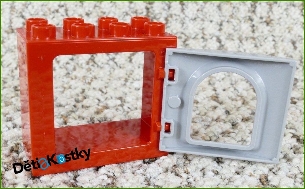 Lego® Duplo® Okno Hradu Červené - Šedé Okno
