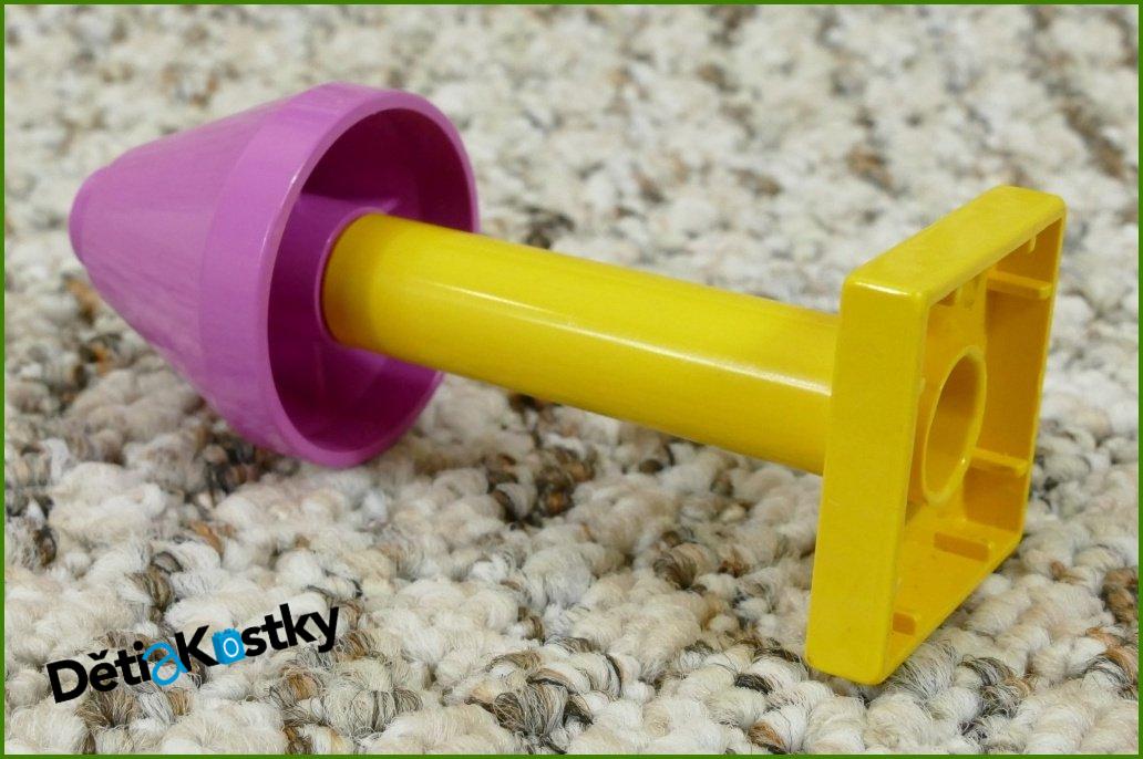 Lego® Duplo® Lampička Vysoká Růžová Vysoká - Žlutý Podstavec Vysoký