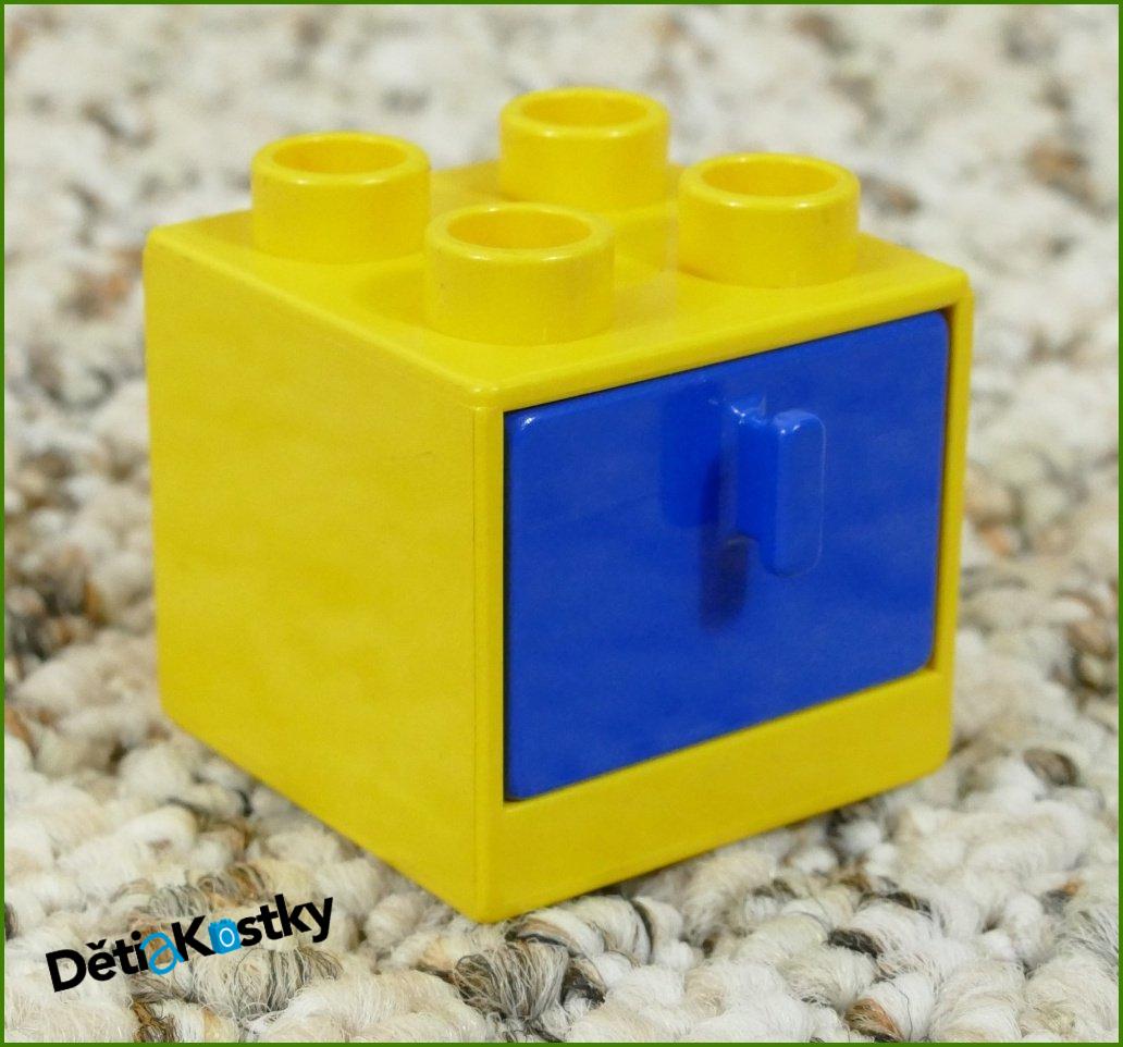 Lego® Duplo® Skříňka Malá Žlutá/Modrý Šuplík