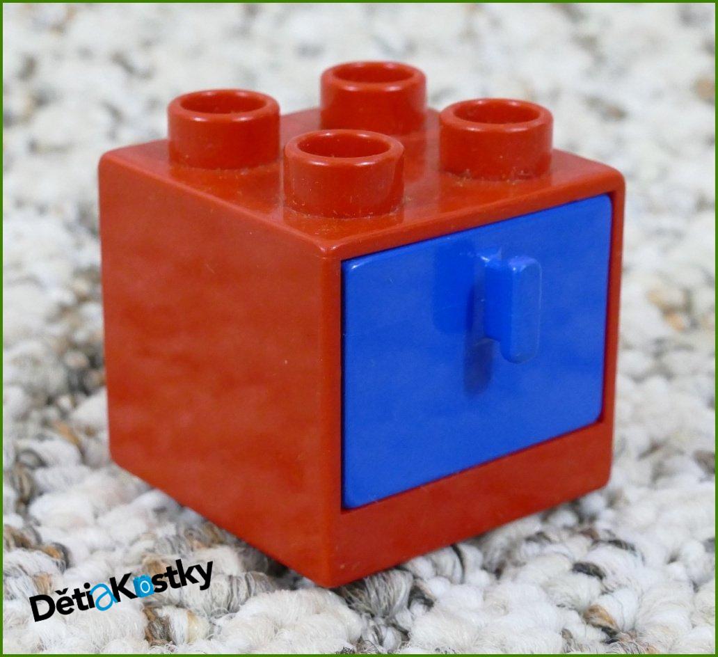 Lego® Duplo® Skříňka Malá Červená/Modrý Šuplík