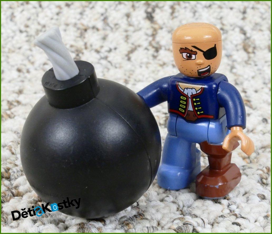 Lego® Duplo® Bomba Černá pro Figurky/Piráty