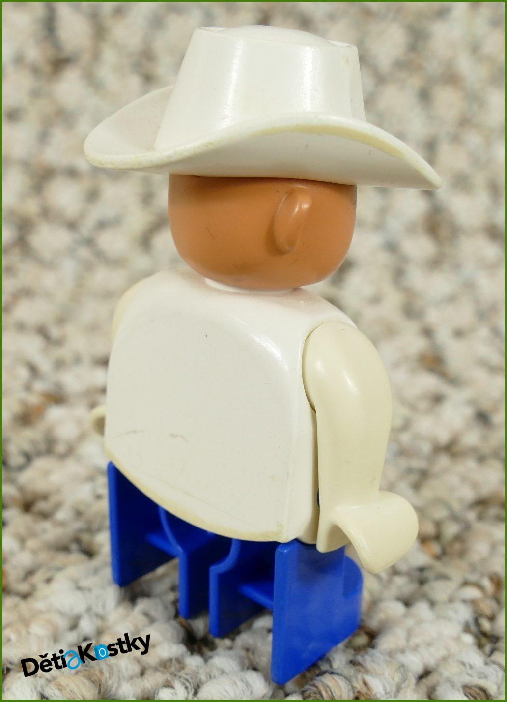 Lego® Duplo® Figurka Kovboj v Bílém s Modrým Šátkem