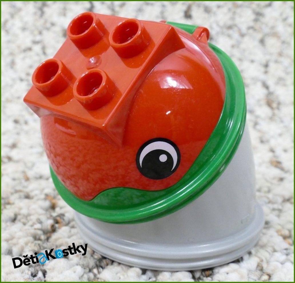 Lego® Duplo® Kryt Potrubí s Prstencem Zelená/Červená