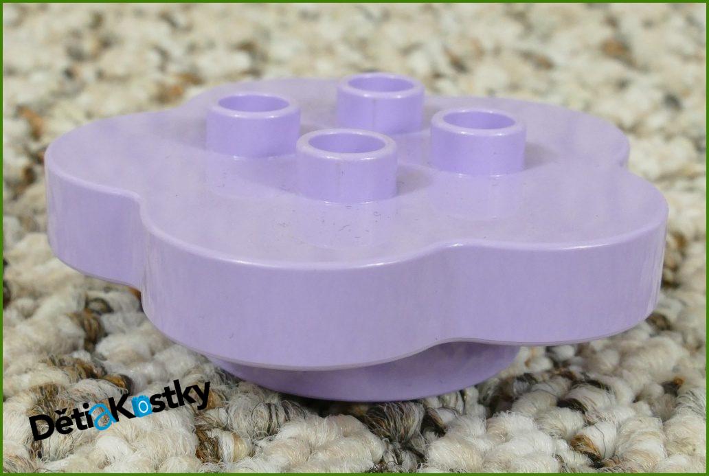 Lego® Duplo® Kostka Tvar Květiny/Stůl Světle Fialková