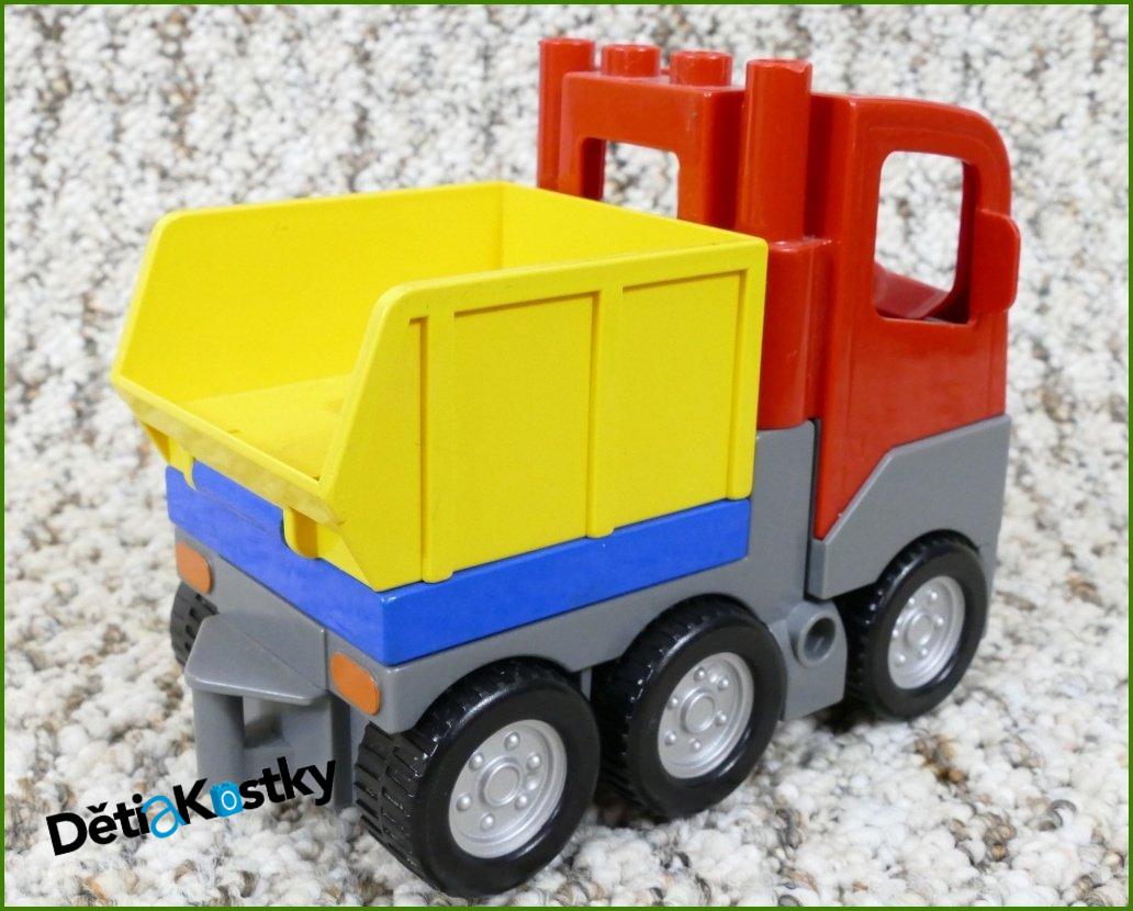 Lego® Duplo® Nákladní Auto Červené - Žlutá Vyklápěcí Korba