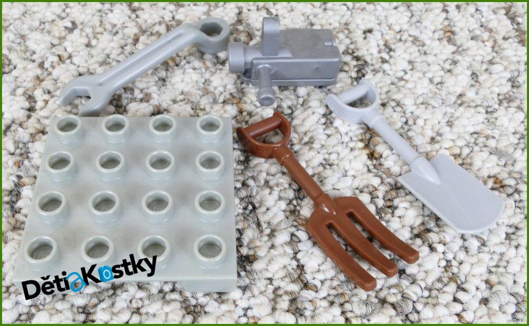 Lego® Duplo® Šedá Paleta s Nářadím