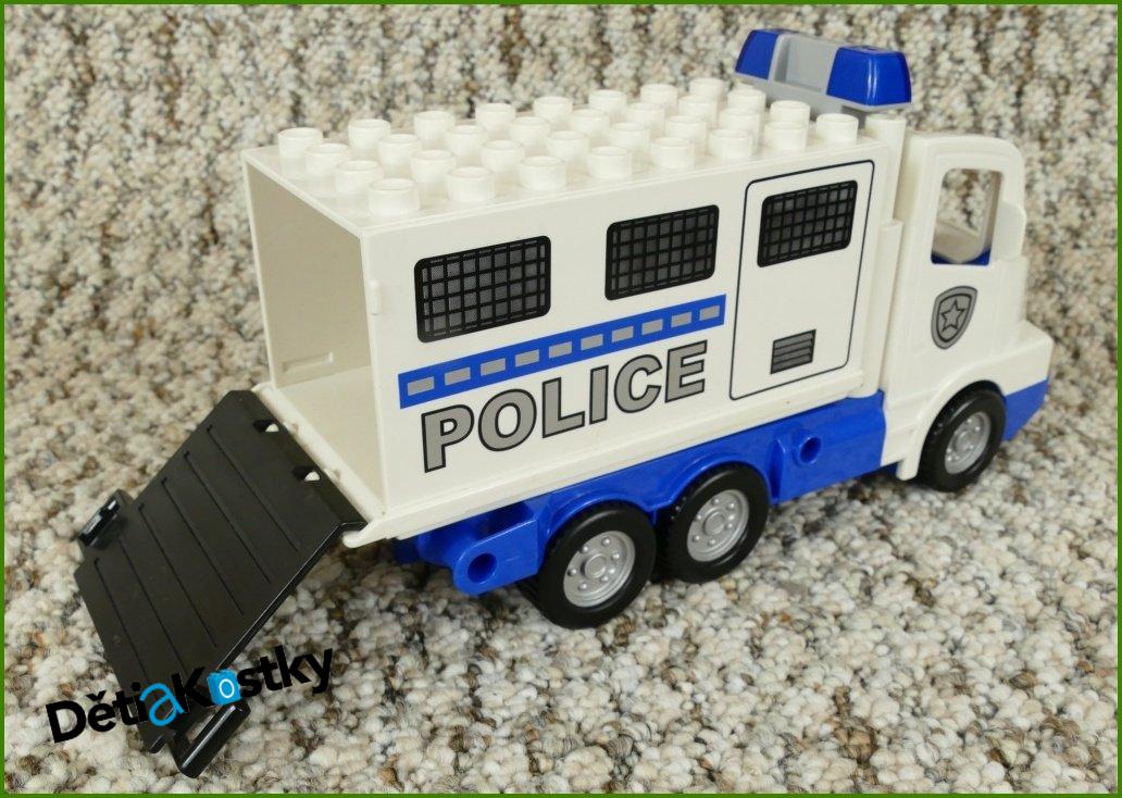 Lego® Duplo® Policejní Anton - Obyčejný Majáček - Černé Dveře