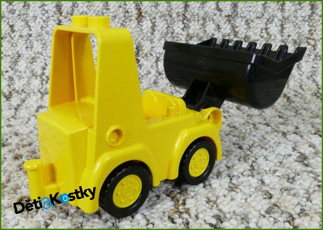 Lego® Duplo® Nakladač Malý Žlutý s Velkou Černou Radlicí