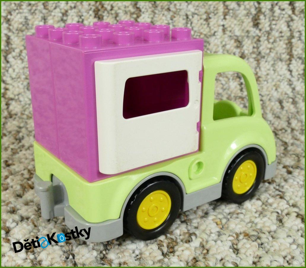 Lego® Duplo® Dodávka/Tahač - Zmrzlina/Růžové Kostky