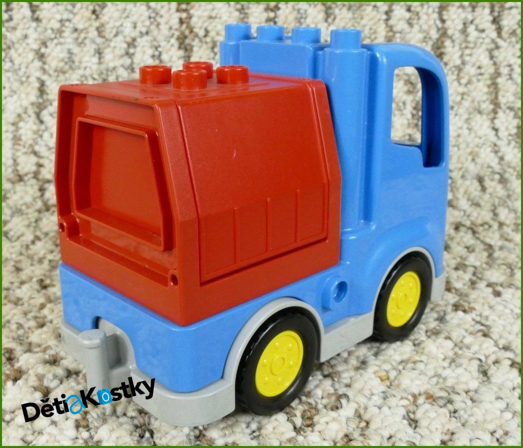 Lego® Duplo® Nákladní Auto Modré - Vyklápěcí Korba Dřevo