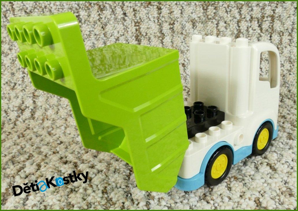 Lego® Duplo® Nákladní Auto Bílé (3CO) - Vyklápěcí Korba Limetka