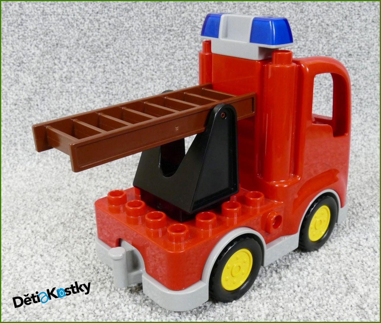 Lego® Duplo® Hasičské Auto se Žebříkem a Majáčkem