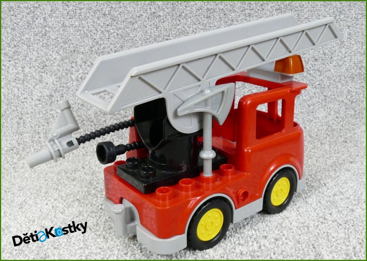 Lego® Duplo® Hasičské Auto se Žebříkem a Majáčkem