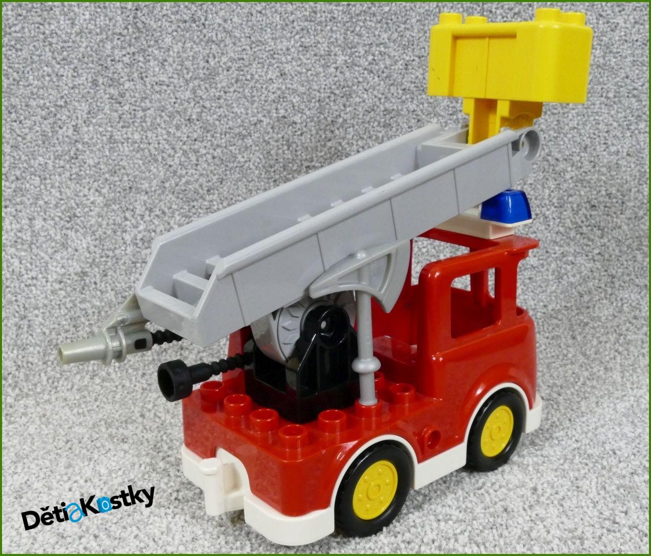Lego® Duplo® Hasičské Auto se Žebříkem a Majáčkem