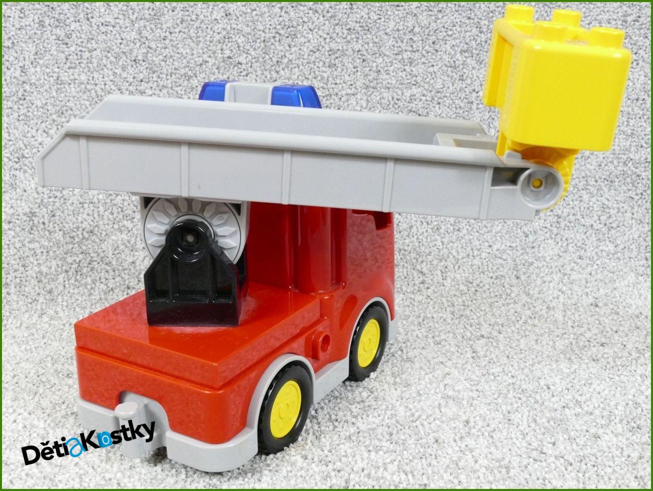 Lego® Duplo® Hasičské Auto se Žebříkem a Majáčkem