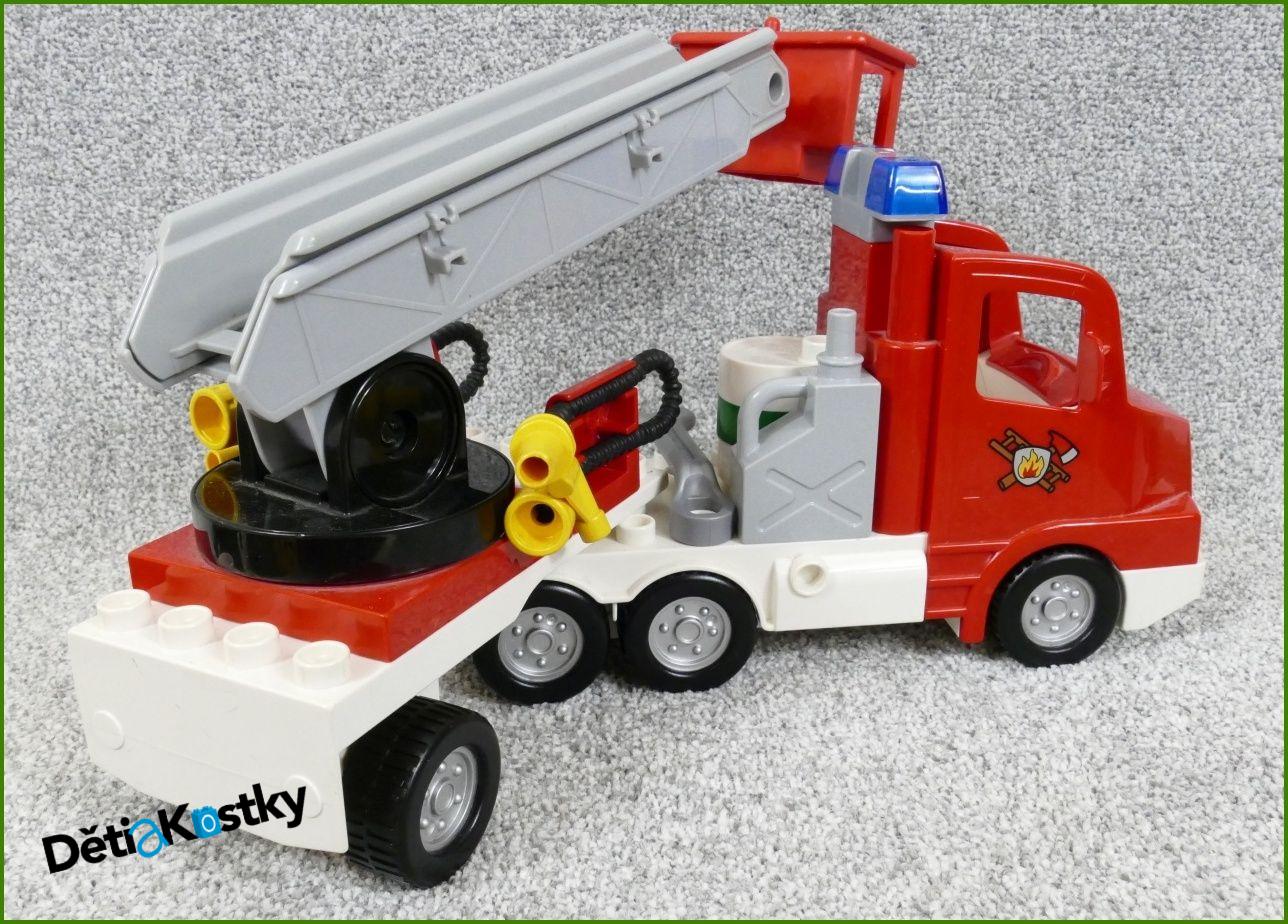 Lego® Duplo® Hasičské Auto se Žebříkem a Majáčkem