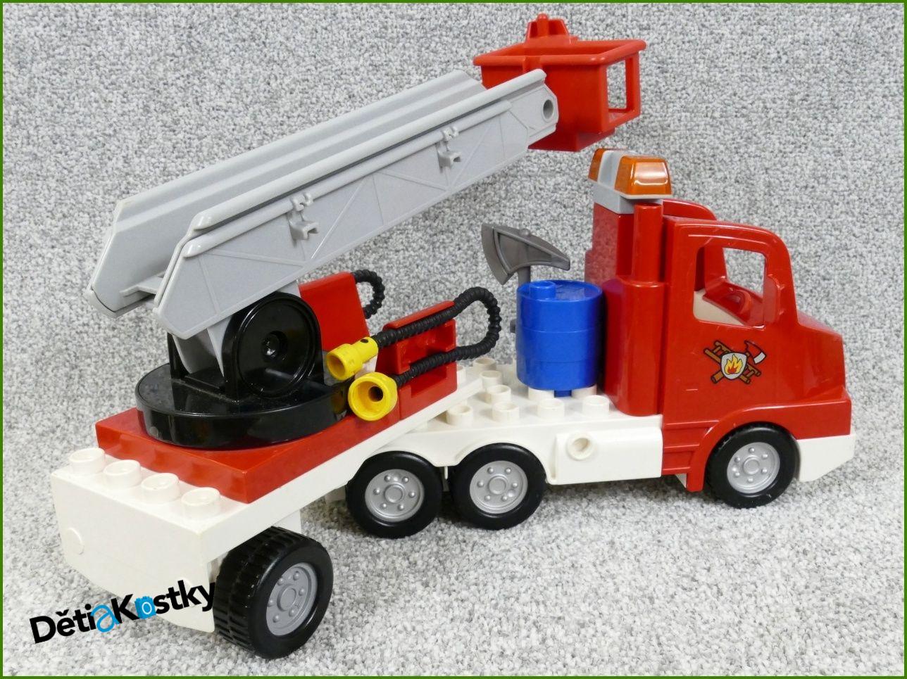 Lego® Duplo® Hasičské Auto se Žebříkem a Majáčkem