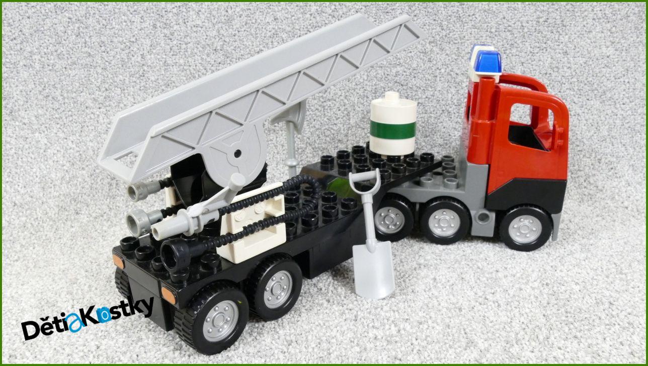 Lego® Duplo® Hasičské Auto se Žebříkem a Majáčkem