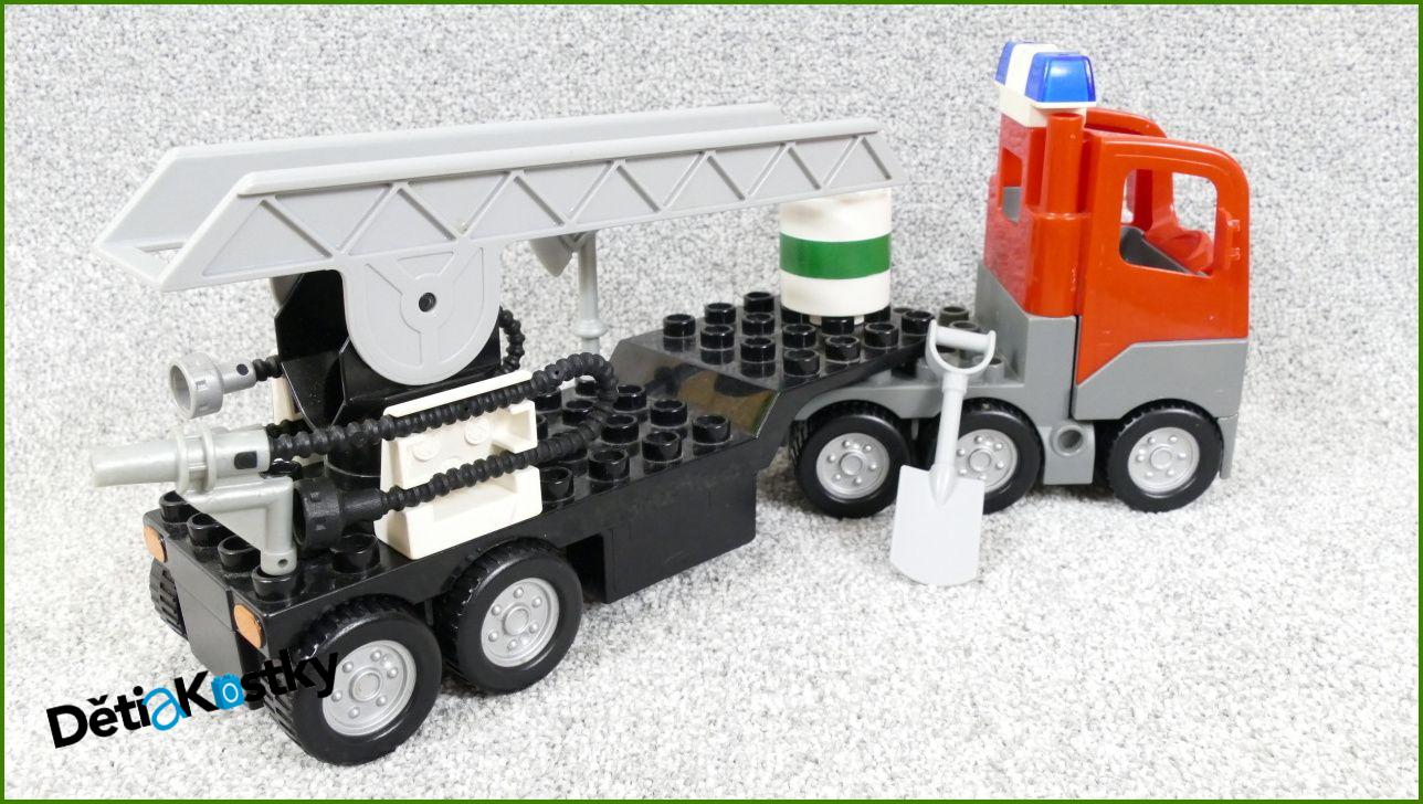 Lego® Duplo® Hasičské Auto se Žebříkem a Majáčkem