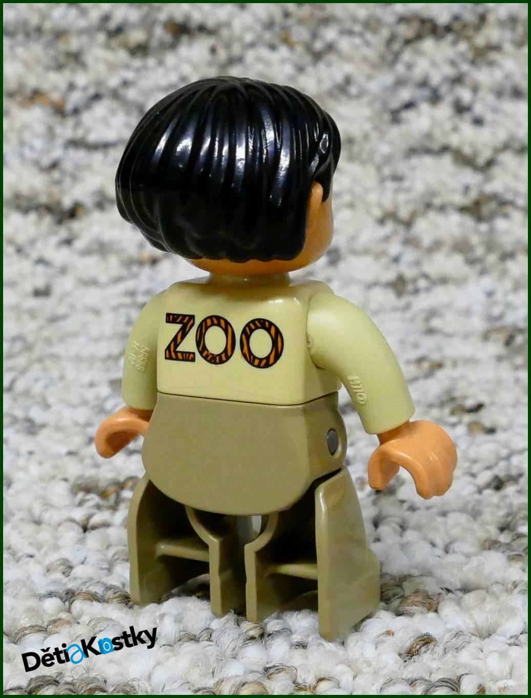 Lego® Duplo® Figurka Zoo Ošetřovatelka - Černé Vlasy