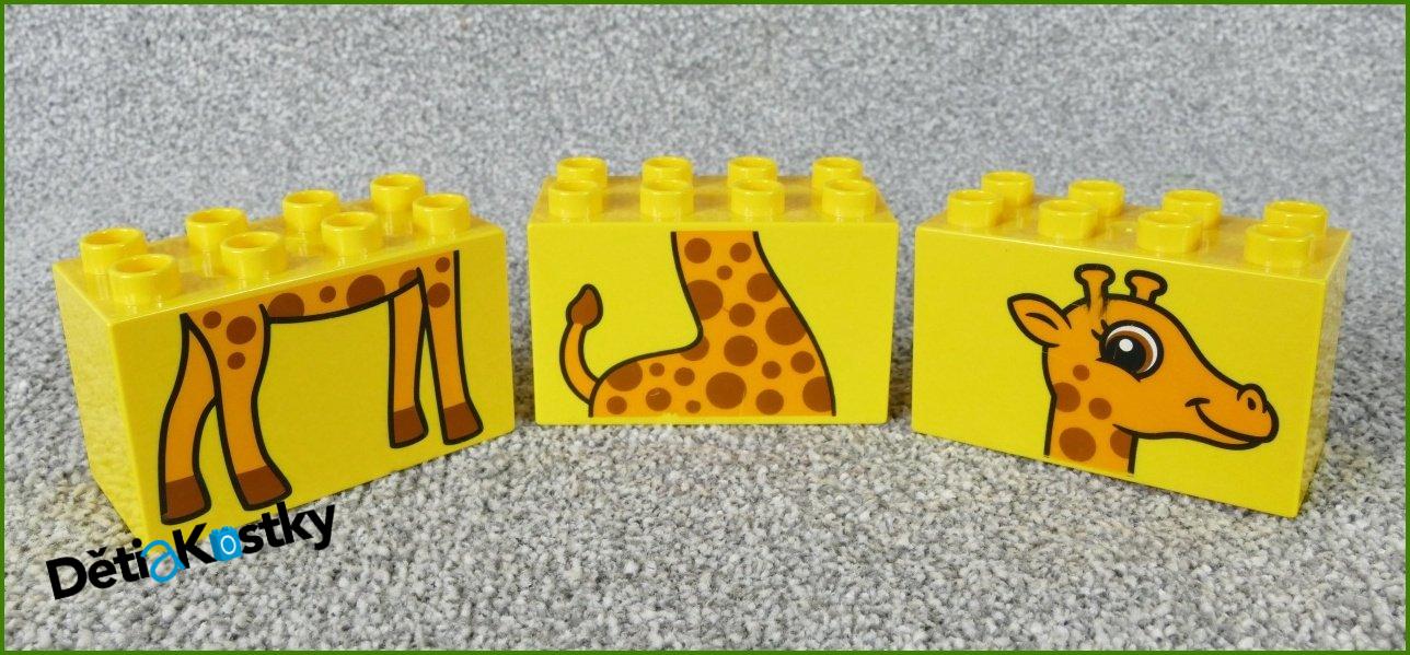 Lego® Duplo® Zvířátko z Kostek 2x4x2 - Žirafa