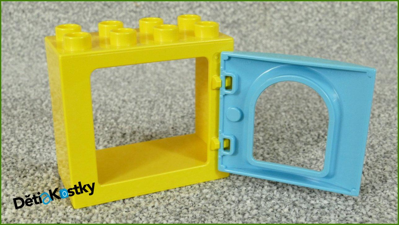 Lego® Duplo® Okno Hradu Žluté - Tyrkysové Okno