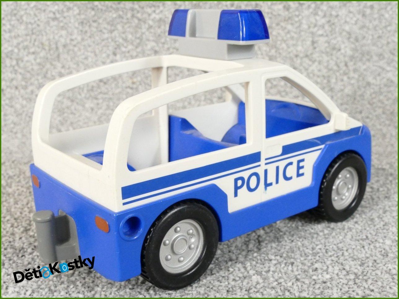 Lego® Duplo® Policejní Dodávka Bílo/Modrá - Modrý Nápis