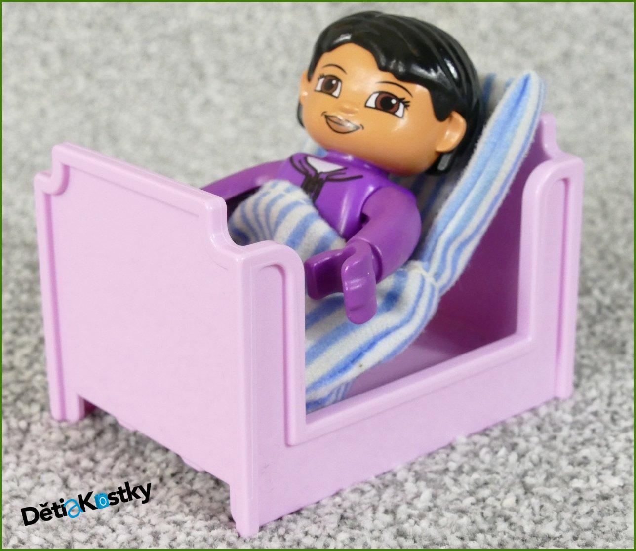 Lego® Duplo® Postýlka Světle Růžová Vysoká