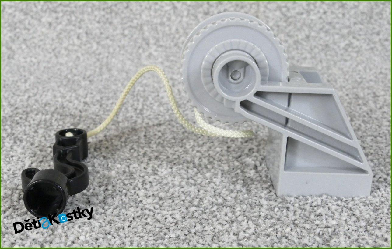 Lego® Duplo® Naviják Šedý - Šedé Kolečko s Hákem