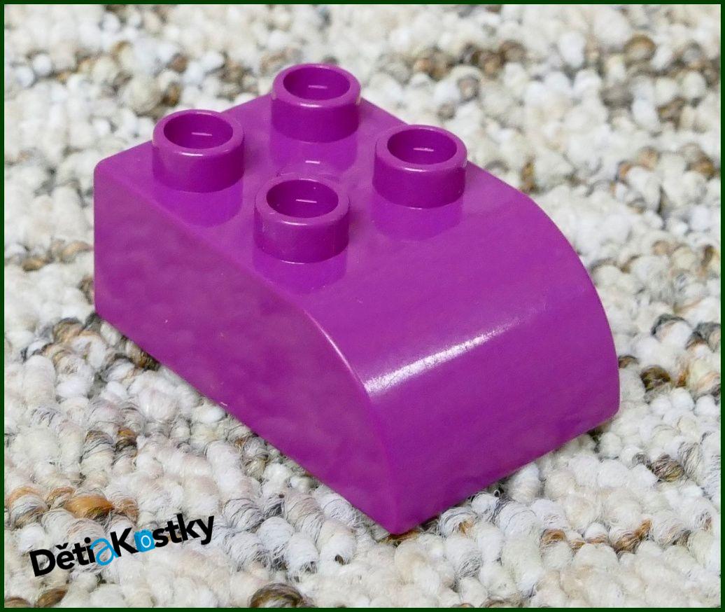 Lego® Duplo® Kostka 2x3 Zkosená Světle Fialová