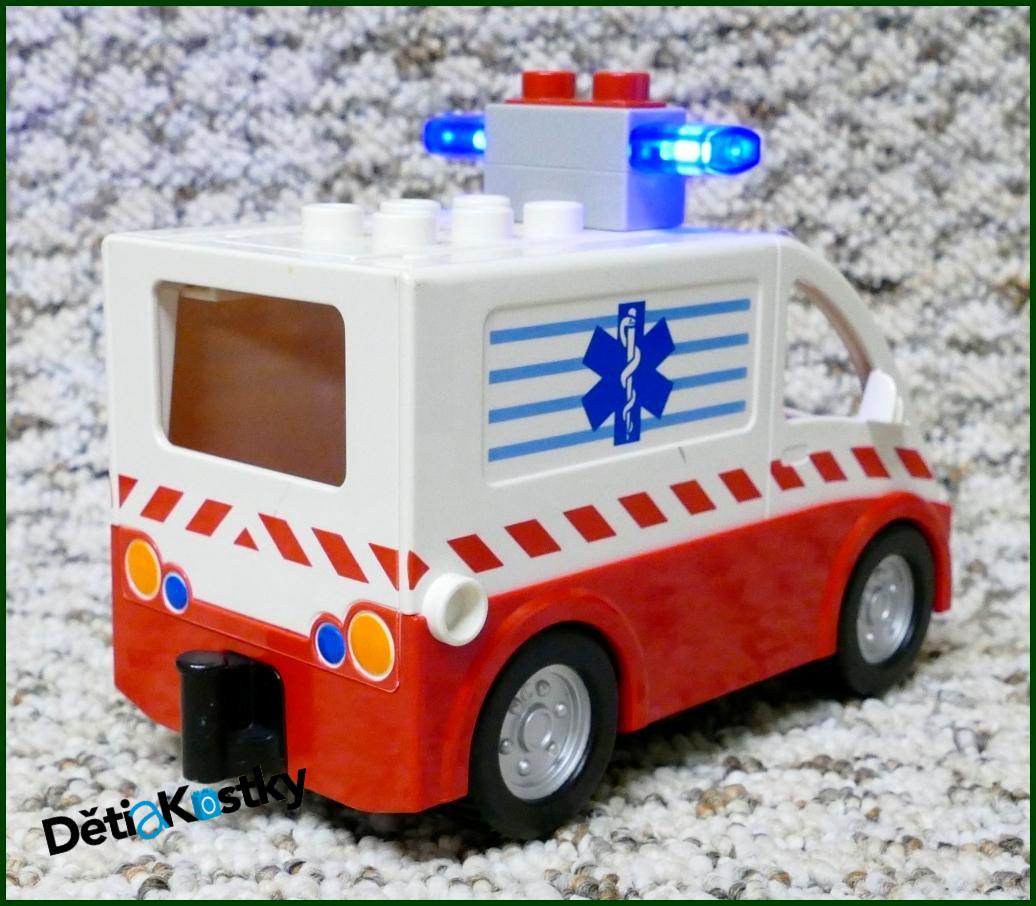 Lego® Duplo® Sanitka s Blikajícím Majáčkem