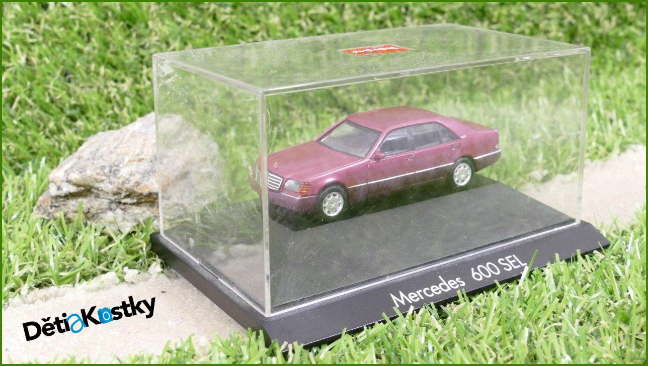 Model Autíčka Herpa - Mercedes 600 SEL s Krabičkou