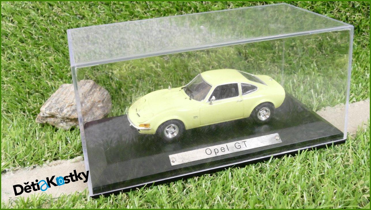 Model Autíčka Atlas 1:43 - Opel GT s Krabičkou