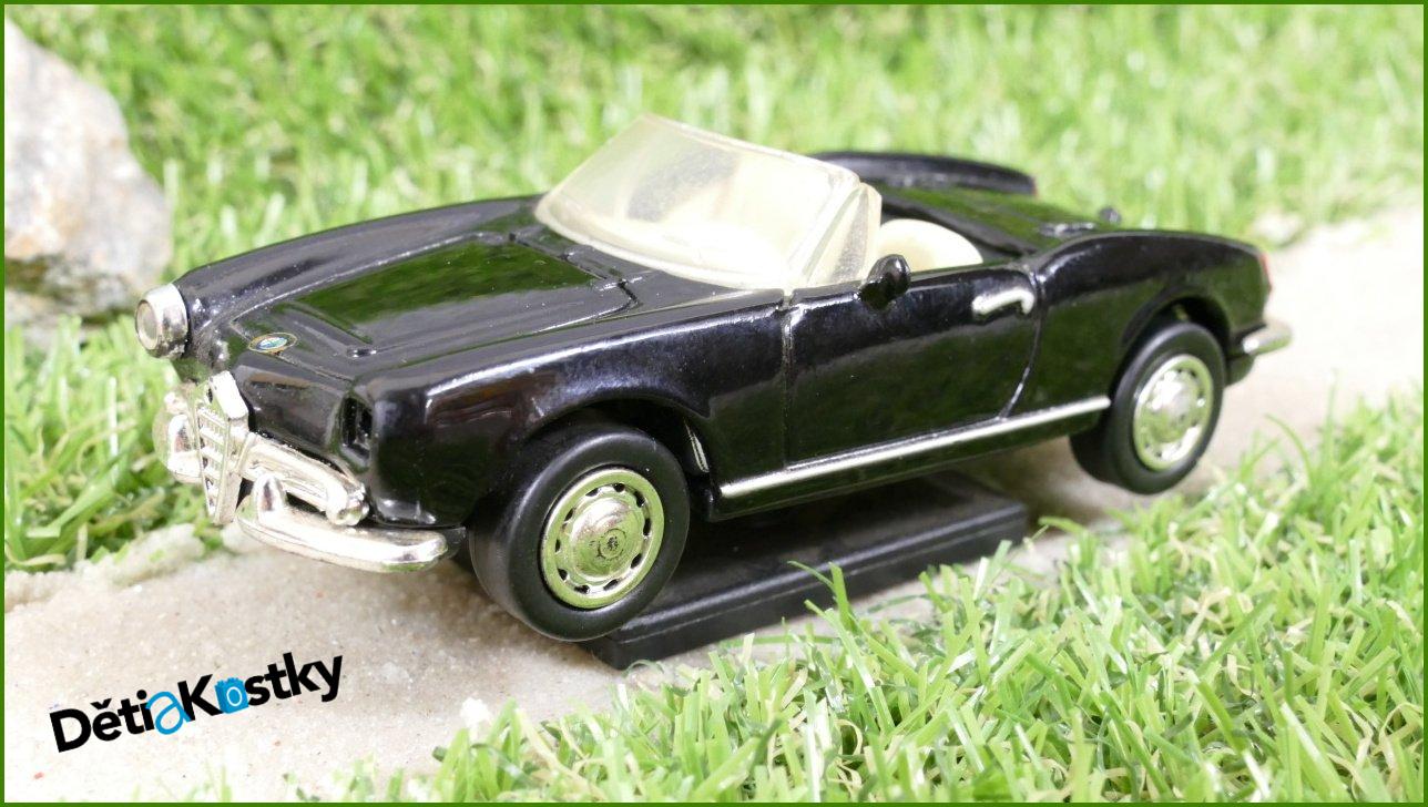 Model Autíčka New Ray 1:43 - Alfa Rome Giulietta Spider 1600 (1962) - chybí přední levé světlo