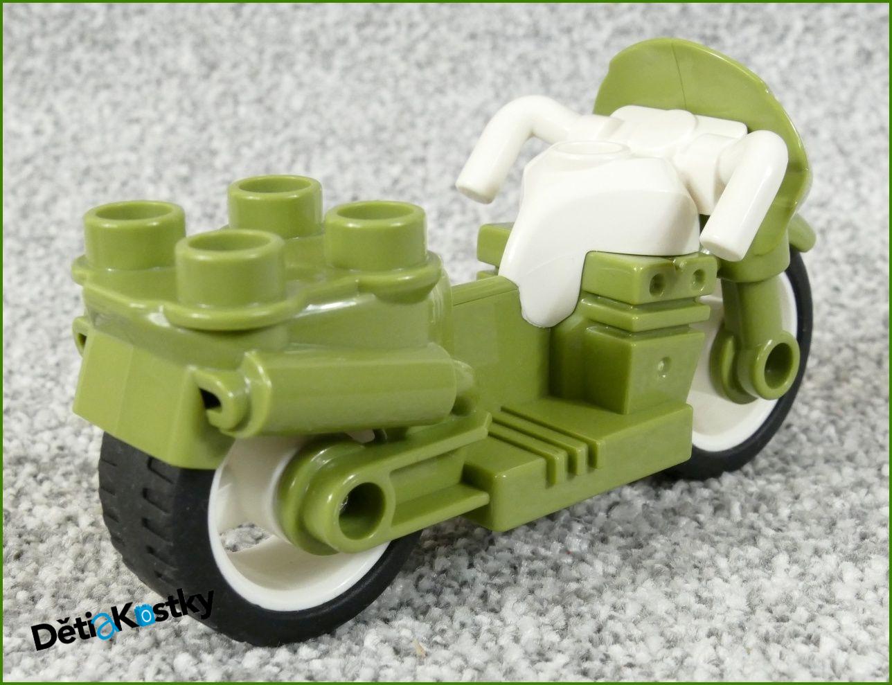 Lego® Duplo® Motorka Tmavě Zelená Závodní