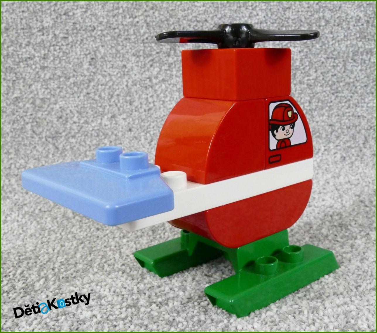 Lego® Duplo® Vrtulník Malý Hasičský z Kostek