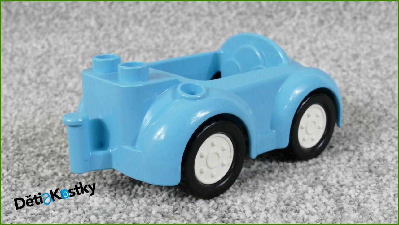 Lego® Duplo® Malé Autíčko Tyrkysové - Bílá Kola
