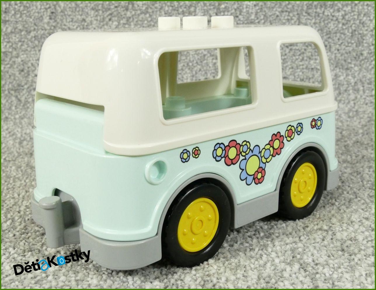 Lego® Duplo® Rodinný Karavan SUNS3T s Květinami na Boku