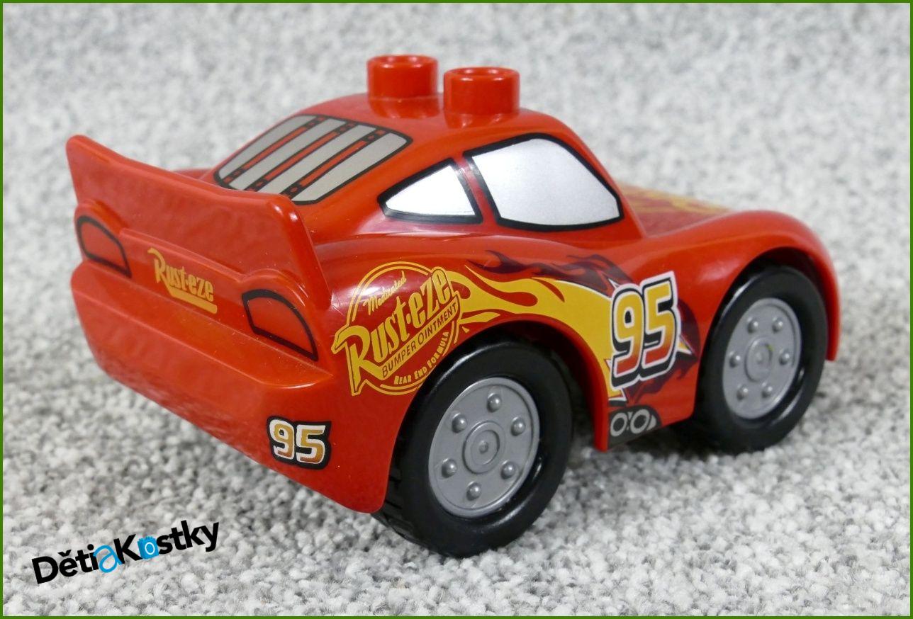 Lego® Duplo® Cars - Blesk McQueen Novější Typ Rust-Eze - Obyčejná Kola