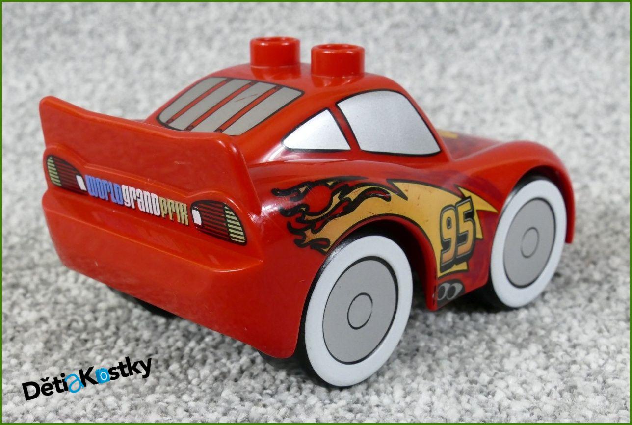 Lego® Duplo® Cars - Blesk McQueen - Piston Cup - Bílá Kola