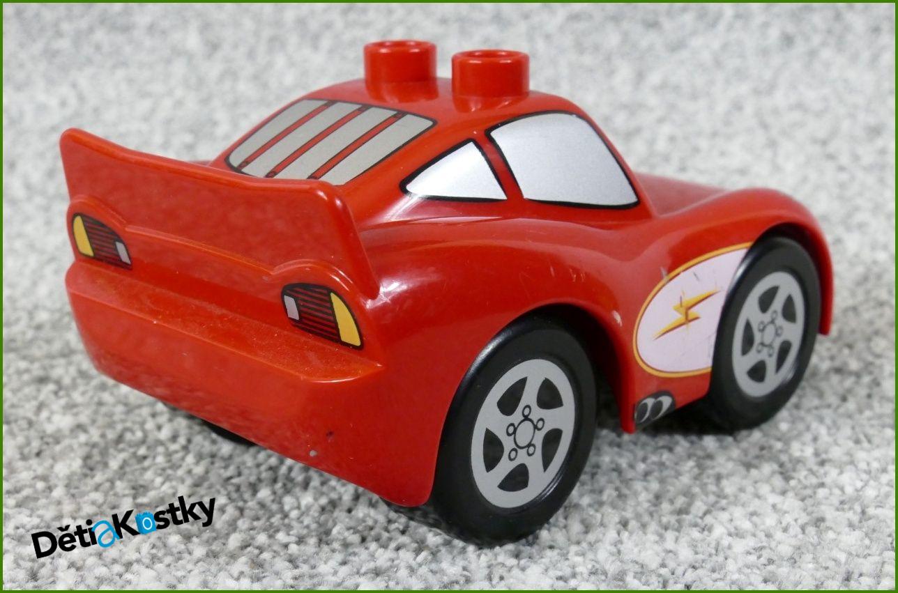 Lego® Duplo® Cars - Blesk McQueen - Červený - Stříbrné Disky