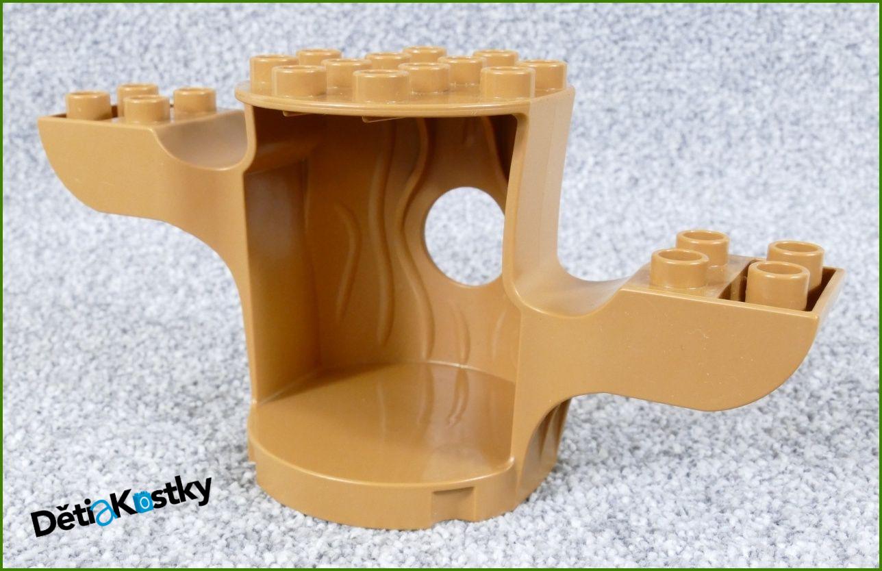 Lego® Duplo® Strom Světle Hnědý s Větvemi a Otvorem