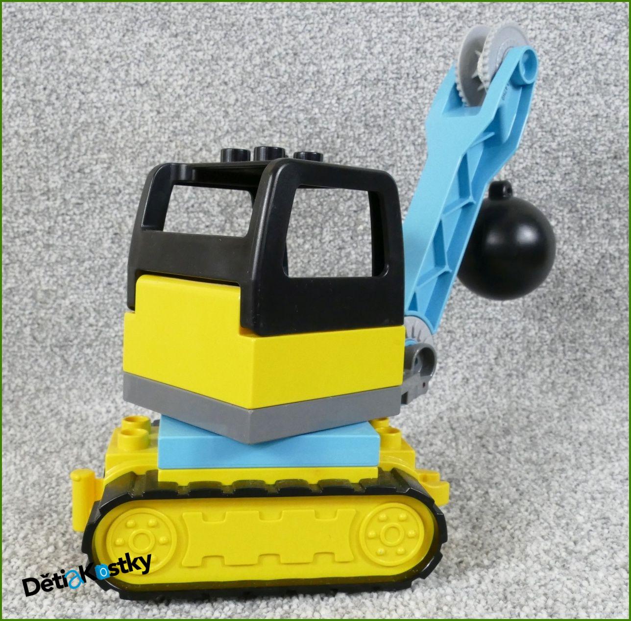 Lego® Duplo® Bagr Malý s Koulí - Černá Kabina