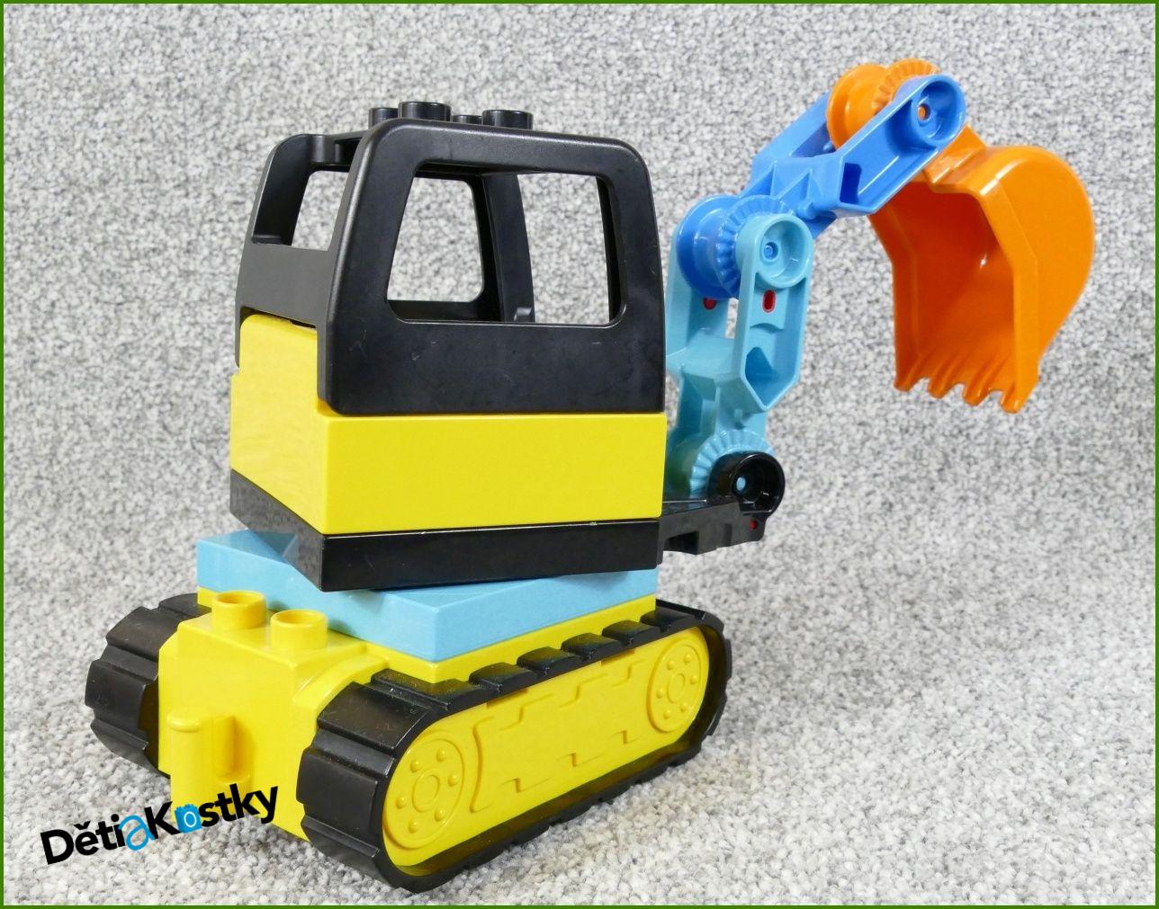 Lego® Duplo® Bagr Malý - Černá Kabina