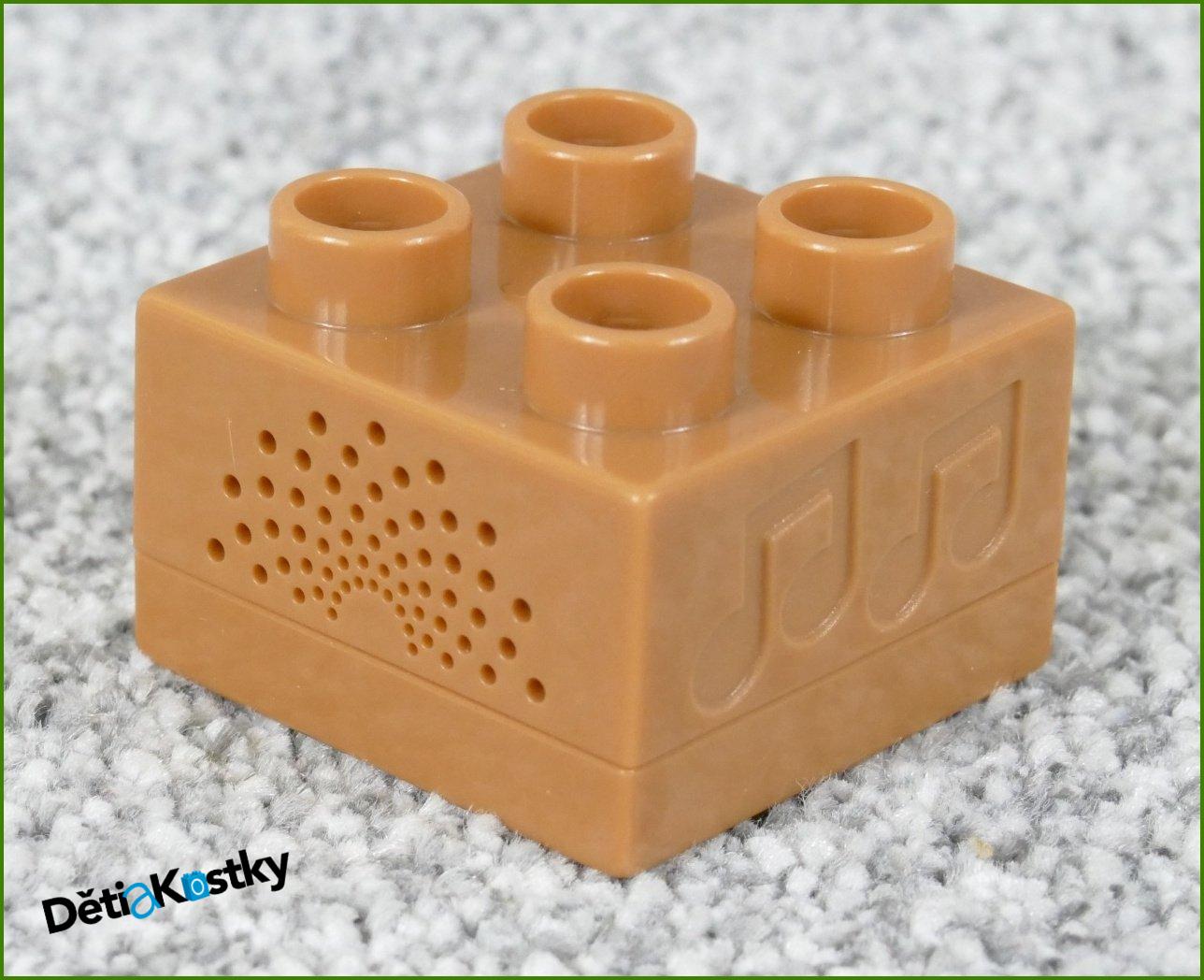 Lego® Duplo® Kostka 2x2 se Zvuky Pralesa/Džungle