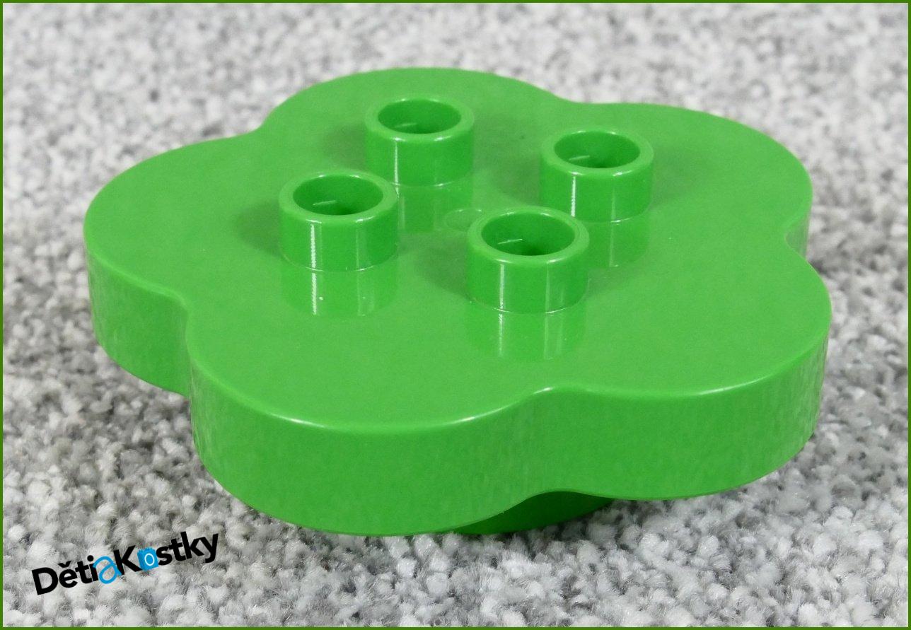 Lego® Duplo® Kostka Tvar Květiny/Stůl Světle Zelený